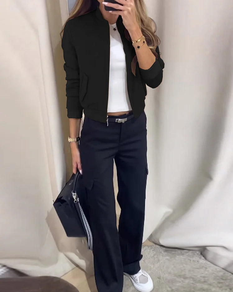 Helen - Zweiteiliges Set mit schlichter Spitze