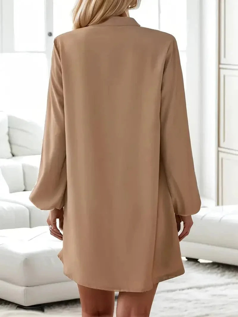 Mira | Hemdkleid mit Eleganter Passform und Langer Ärmeln für Damen