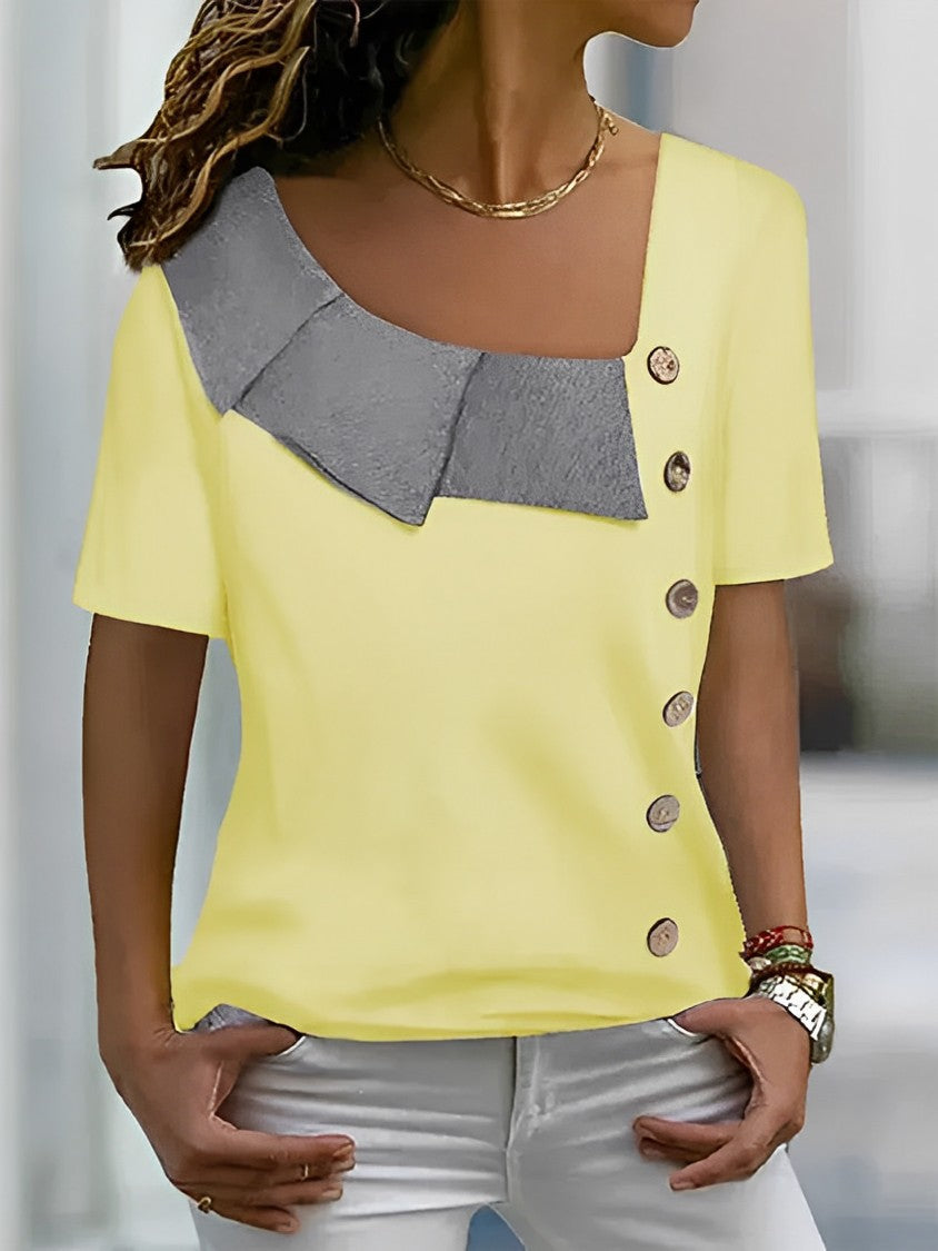 Amara | Bluse mit Atmungsaktivem Material und Modernem Design für Damen