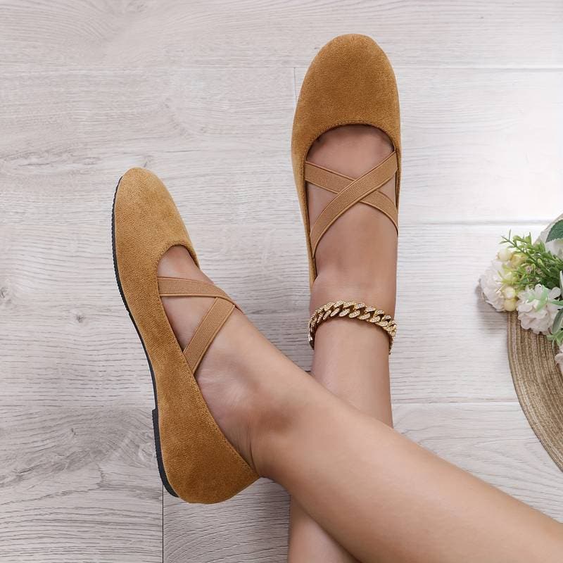 Luna | Ballerinas mit Leopardenmuster und Bequemem Schlupfdesign für Damen