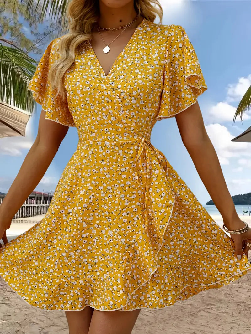 Liora | Sommerkleid mit Verspieltem Schnitt und Blumenmuster für Frauen