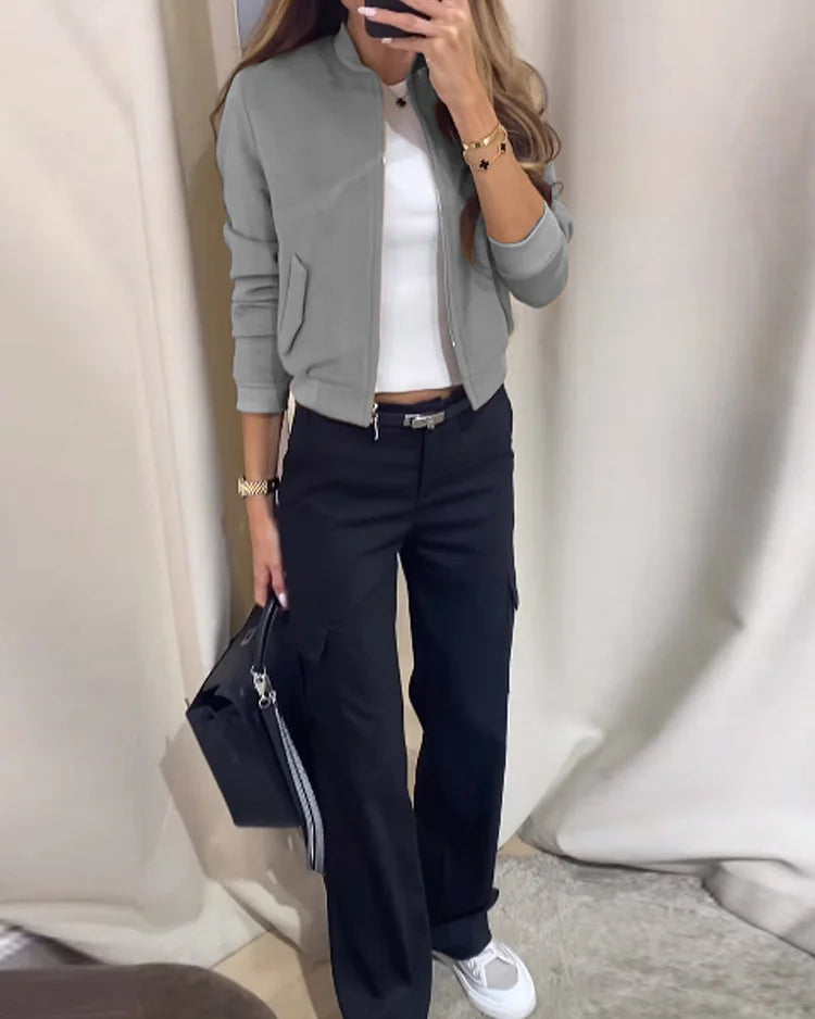 Helen - Zweiteiliges Set mit schlichter Spitze