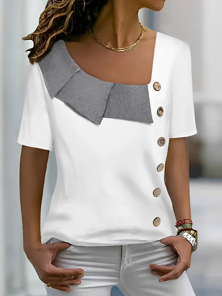 Amara | Bluse mit Atmungsaktivem Material und Modernem Design für Damen