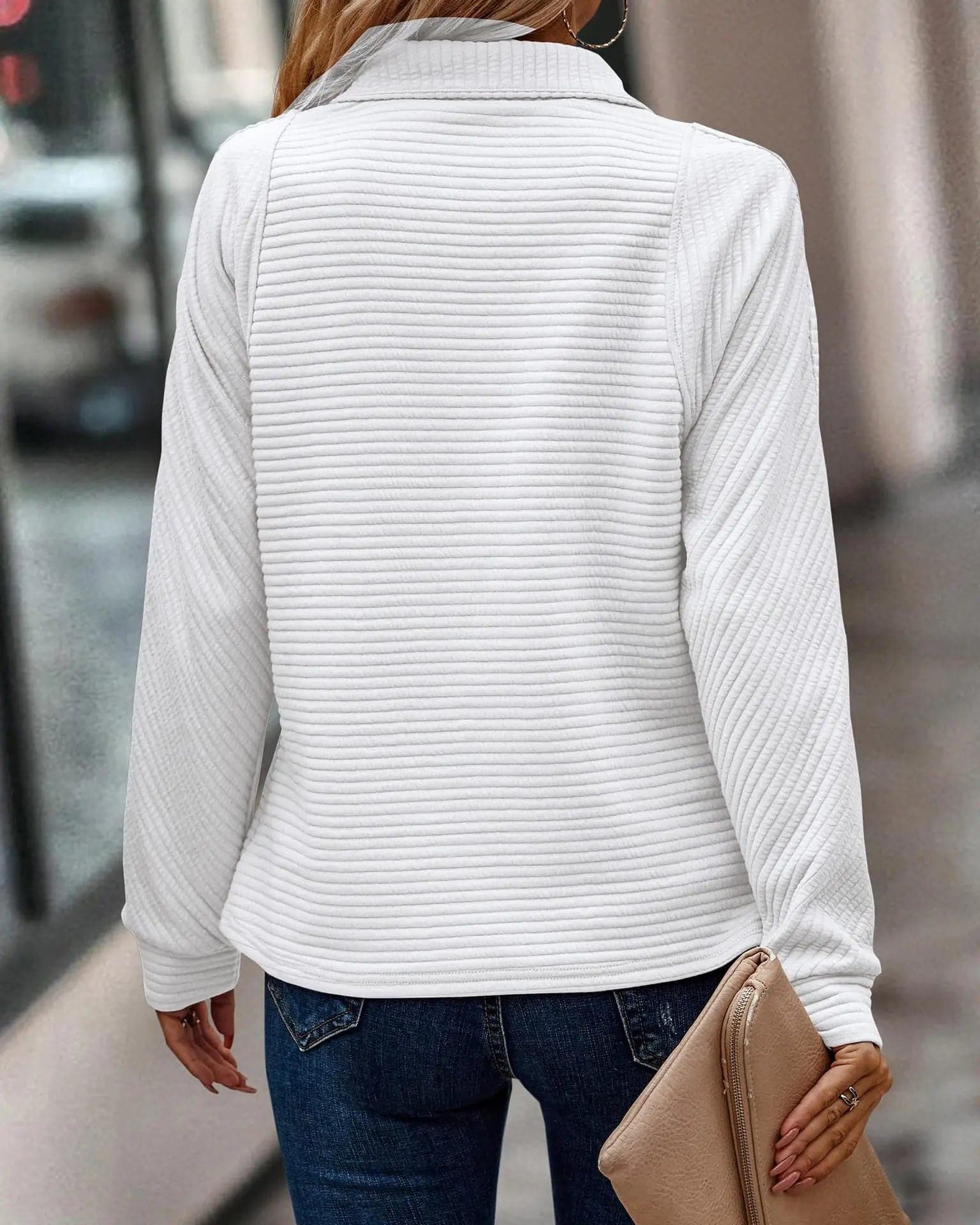 Amara | Pullover mit Schickem V-Ausschnitt und Bequemer Passform für Damen