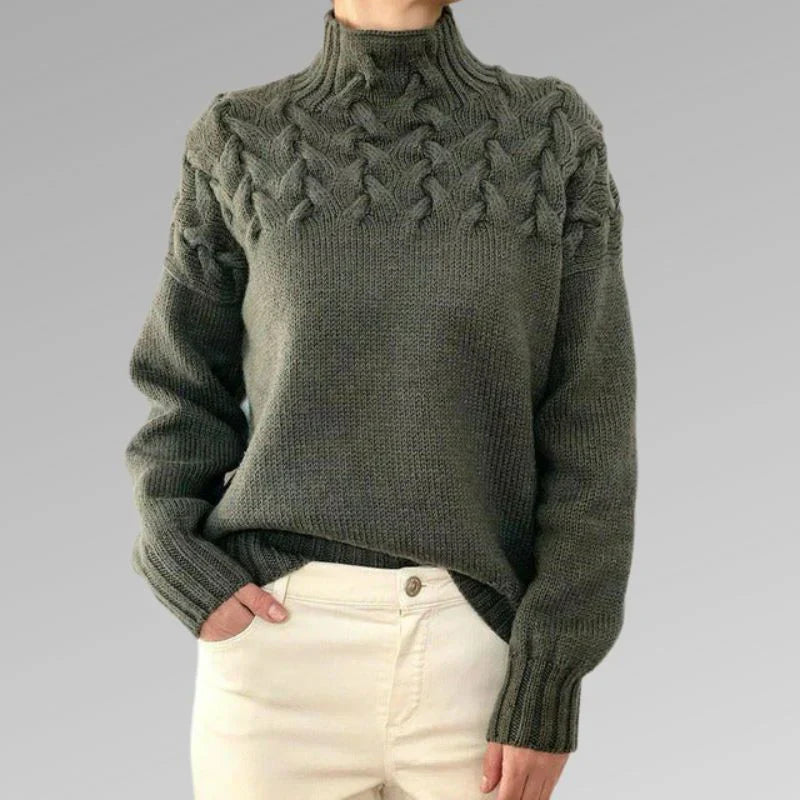 Sonia - Eleganter und warmer Rollkragenpullover