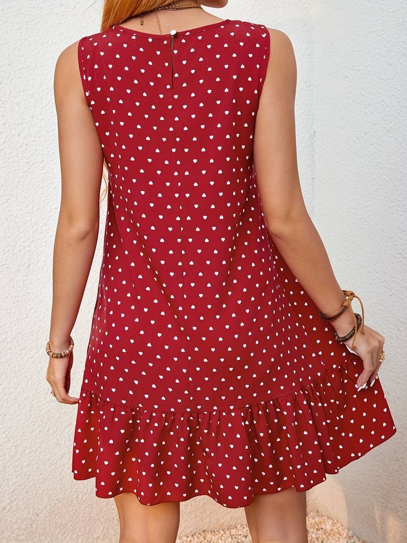 Lia | Kurzkleid mit Pünktchen-Design und Elegantem Schnitt für Damen