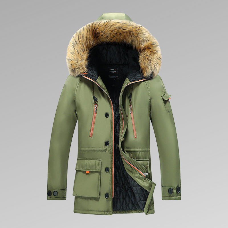 Livia | Winterjacke mit Kunstpelzkragen und Stilvollem Design für Damen