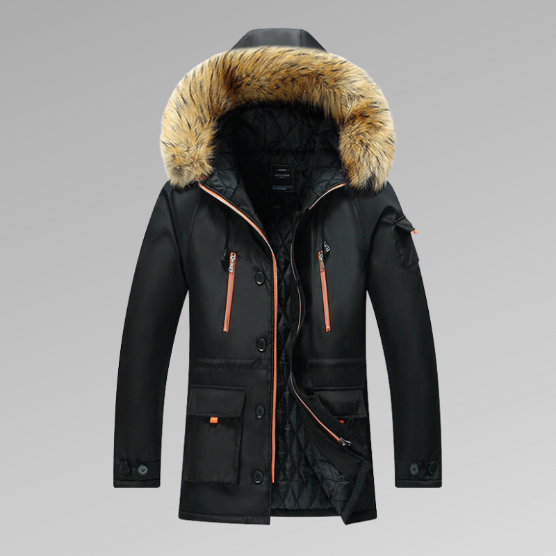 Livia | Winterjacke mit Kunstpelzkragen und Stilvollem Design für Damen