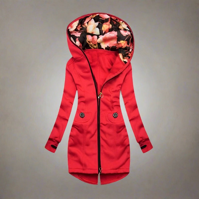 Amara | Wintermantel mit Eleganter Kapuze und Stilvollem Design für Damen