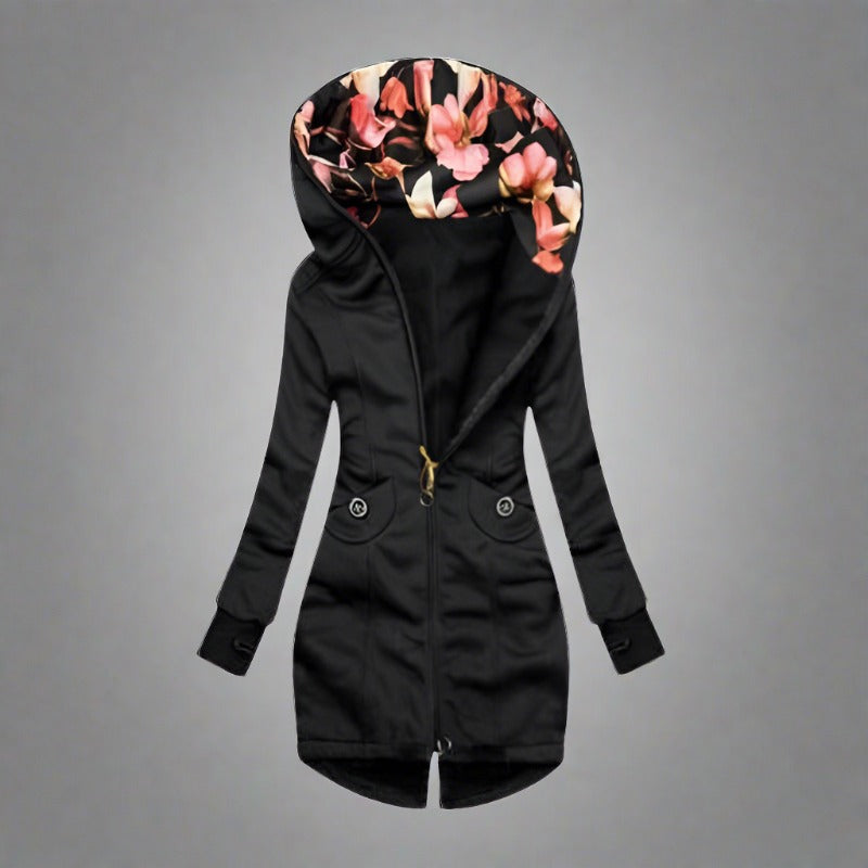 Amara | Wintermantel mit Eleganter Kapuze und Stilvollem Design für Damen