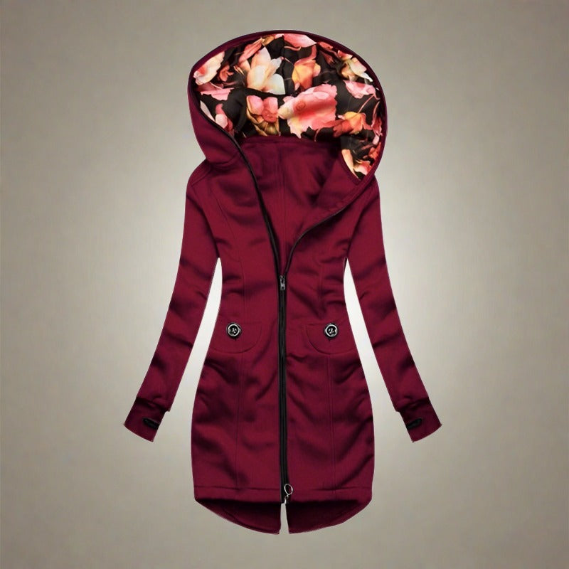Amara | Wintermantel mit Eleganter Kapuze und Stilvollem Design für Damen