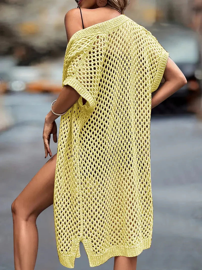 Bikini-Cover Up - Offene Front - Häkeln - Beach-Cover Up - Strandbekleidung