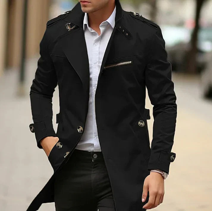 Joshua - Eleganter Frühling-Trenchcoat für Herren