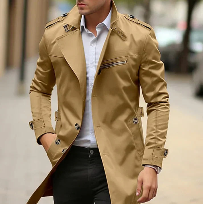 Joshua - Eleganter Frühling-Trenchcoat für Herren