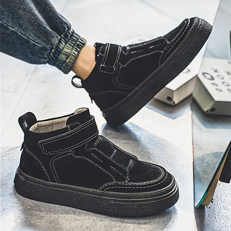 Kiany | Vintage Mid-Top Schuhe mit Klettverschluss