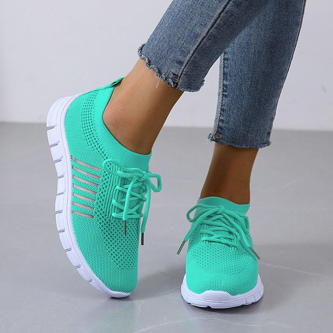 Livia | Turnschuhe mit Atmungsaktivem Obermaterial und Orthopädischen Sohlen für Damen