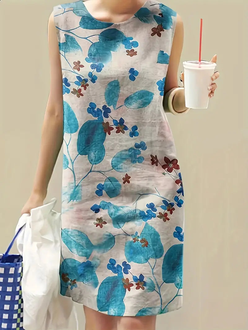 Liora | Blumenkleid mit Atmungsaktivem Design und Floralem Muster für Damen