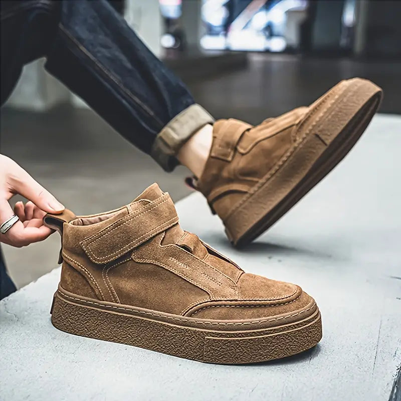 Kiany | Vintage Mid-Top Schuhe mit Klettverschluss