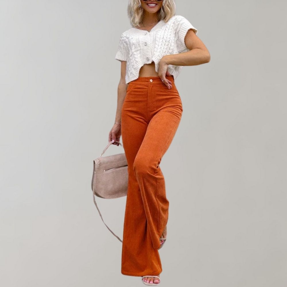 Stacey - Trendige Cord-Schlaghose