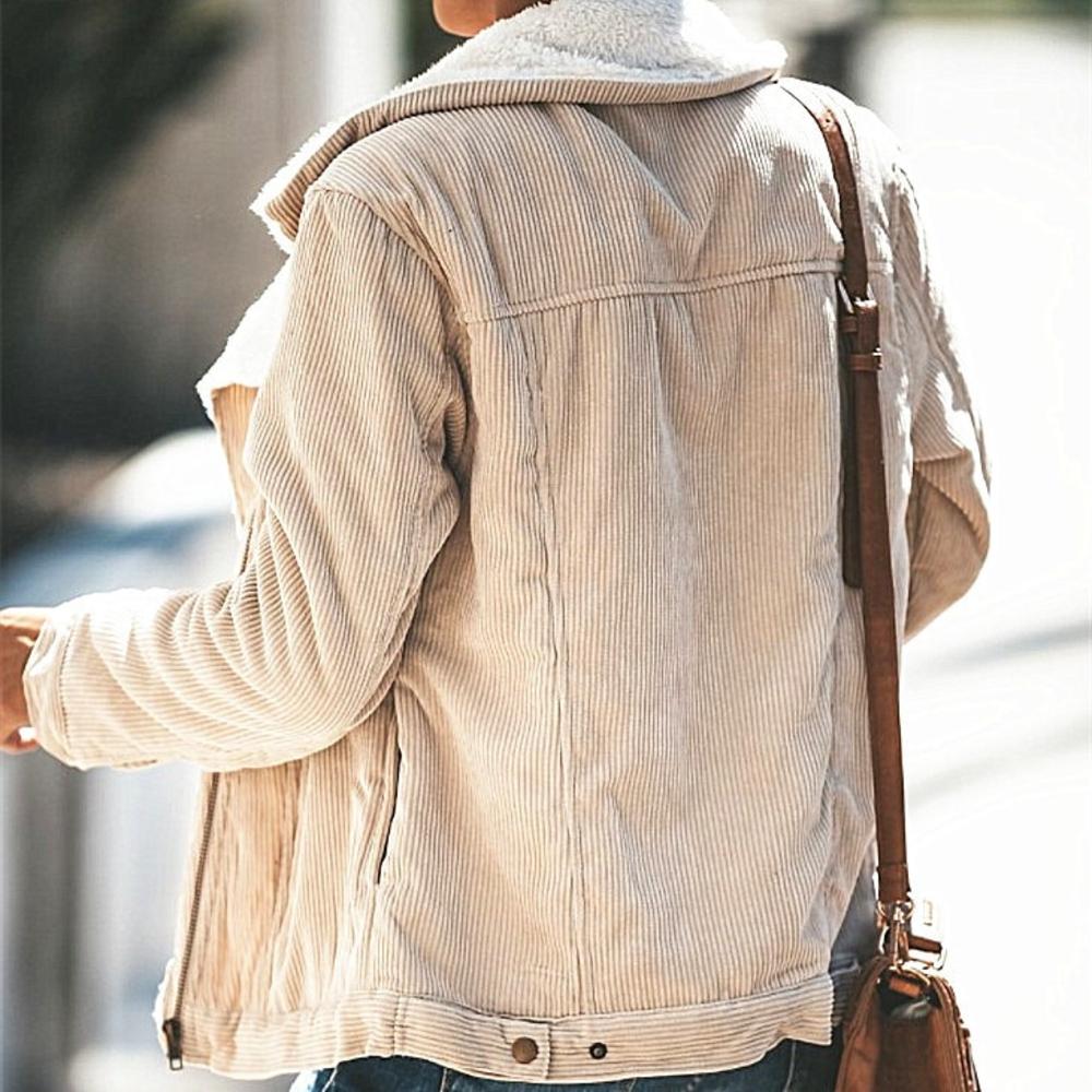 Livia | Winterjacke mit Kuscheligem Sherpa-Futter und Stilvollem Design für Damen