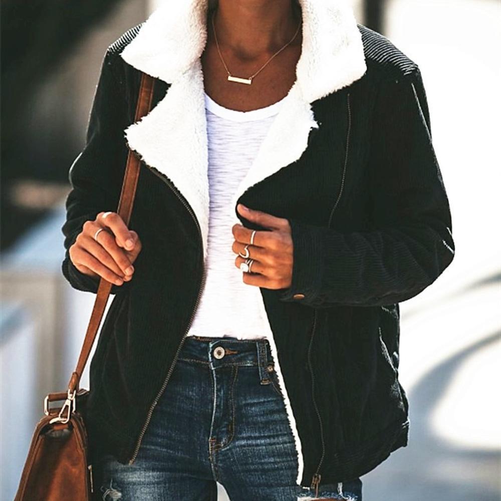 Livia | Winterjacke mit Kuscheligem Sherpa-Futter und Stilvollem Design für Damen