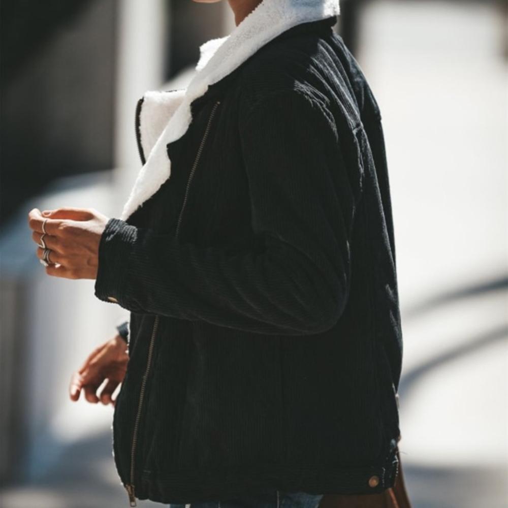 Livia | Winterjacke mit Kuscheligem Sherpa-Futter und Stilvollem Design für Damen