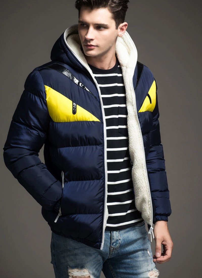 Aurelius | Steppjacke mit Hohem Kragen und Eleganten Details für Herren