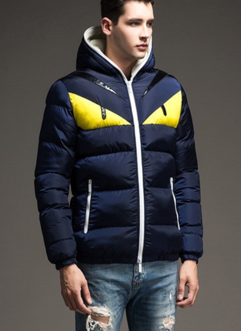 Aurelius | Steppjacke mit Hohem Kragen und Eleganten Details für Herren