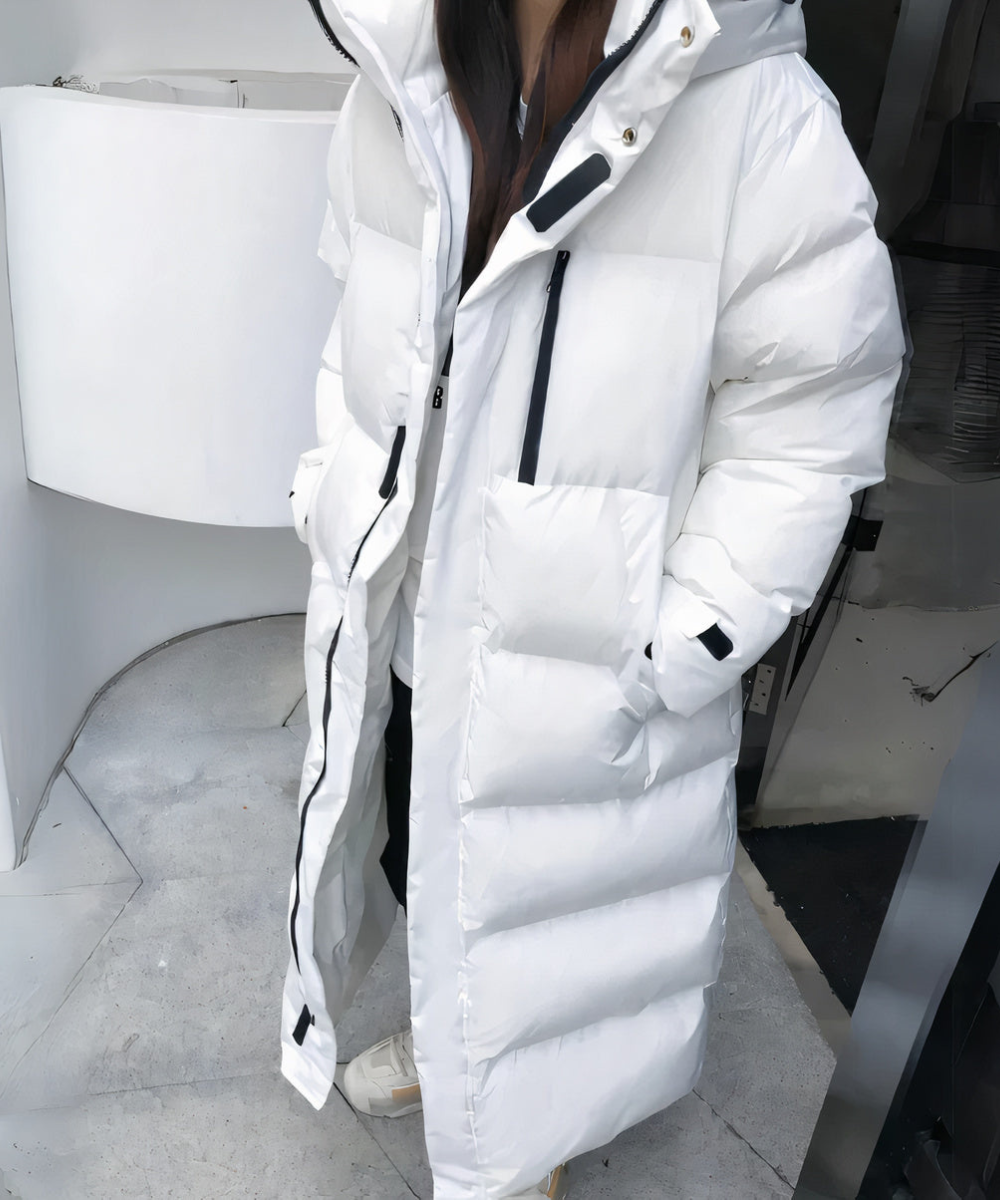 Lilia - Wasserdichte und winddichte lange Jacke
