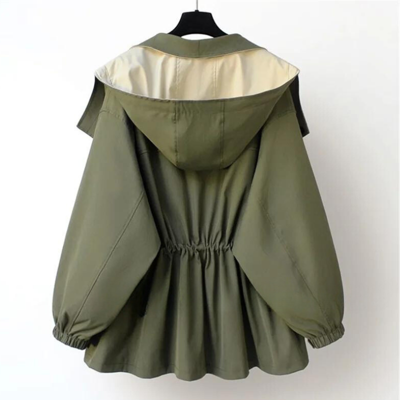 Frühlingsjacke - Wasserdicht - Kapuze - Regenjacke - Damenjacke