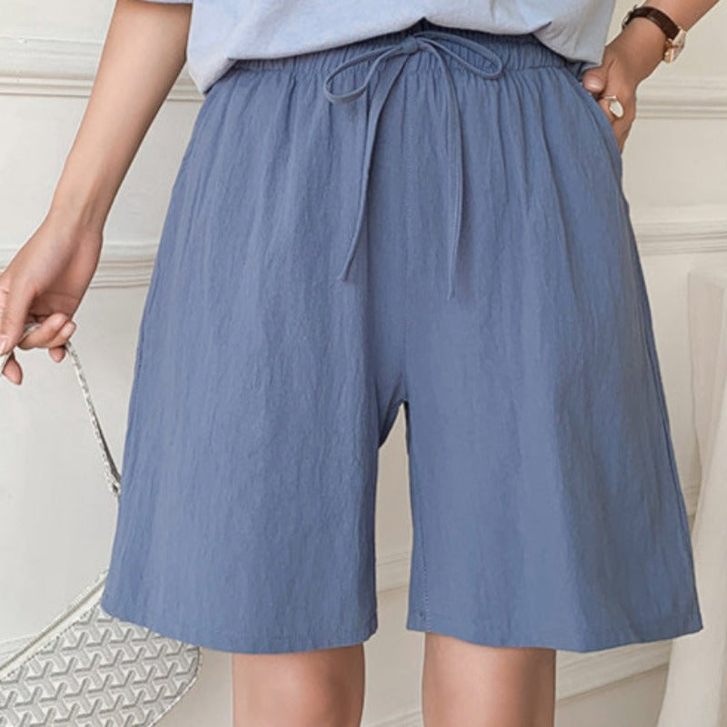 Livia | Baumwollshorts mit Atmungsaktivem Stoff und Elastischem Bund für Damen