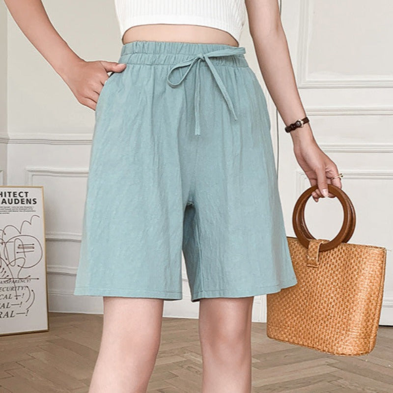 Livia | Baumwollshorts mit Atmungsaktivem Stoff und Elastischem Bund für Damen