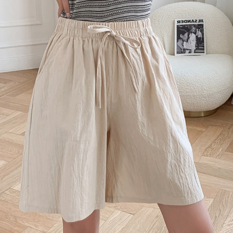 Livia | Baumwollshorts mit Atmungsaktivem Stoff und Elastischem Bund für Damen