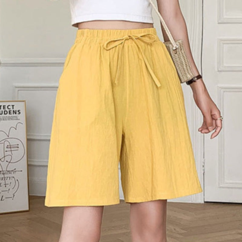 Livia | Baumwollshorts mit Atmungsaktivem Stoff und Elastischem Bund für Damen