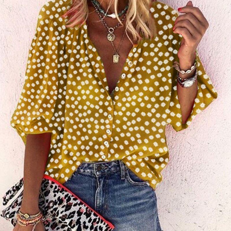 Naomi | Stilvolle Bluse mit Blumenmuster