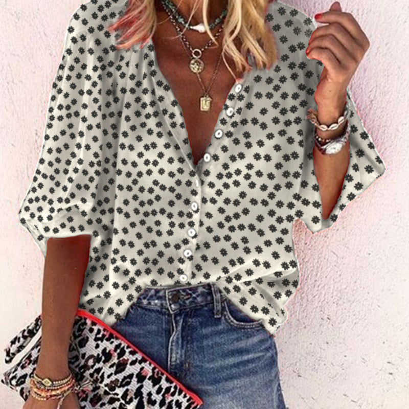 Naomi | Stilvolle Bluse mit Blumenmuster