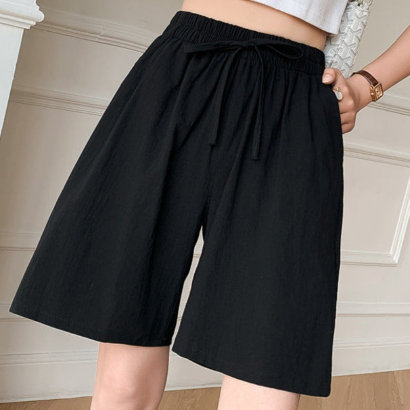 Livia | Baumwollshorts mit Atmungsaktivem Stoff und Elastischem Bund für Damen