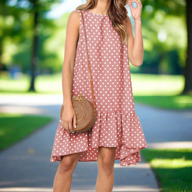 Livia | Sommerkleid mit Verspieltem Punktemuster und Luftiger Silhouette für Damen