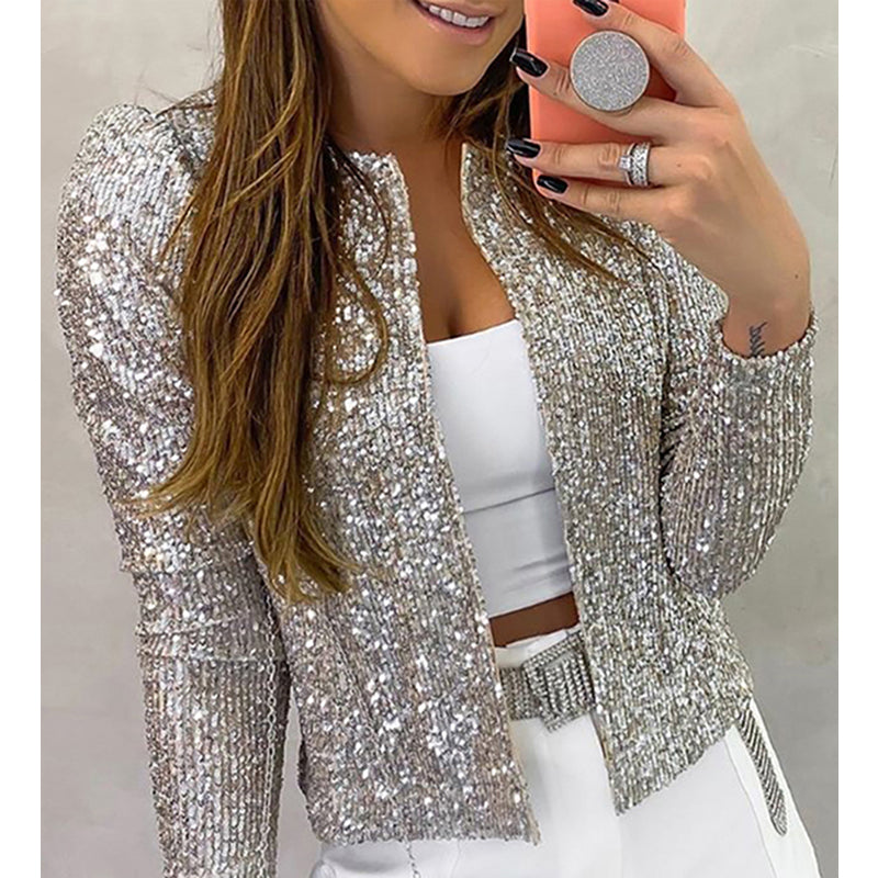 Harley - Schicke glitzernde Glitzerjacke