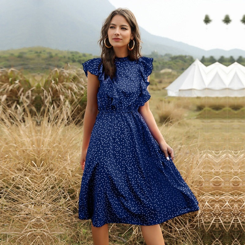 Livia | Sommerkleid mit leichtem Stoff und verspieltem Rüschen-Design für Frauen