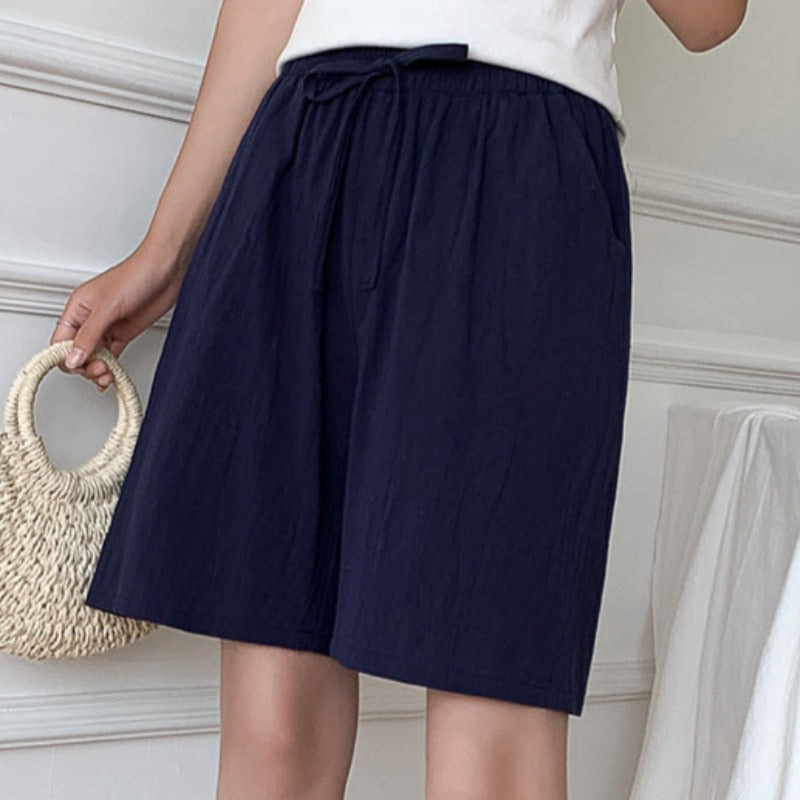 Livia | Baumwollshorts mit Atmungsaktivem Stoff und Elastischem Bund für Damen