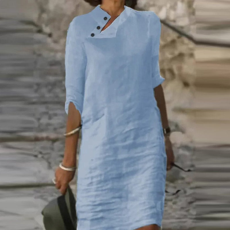 Aurelia | Sommerkleid mit Leichtem Stoff und Blumendruck für Damen