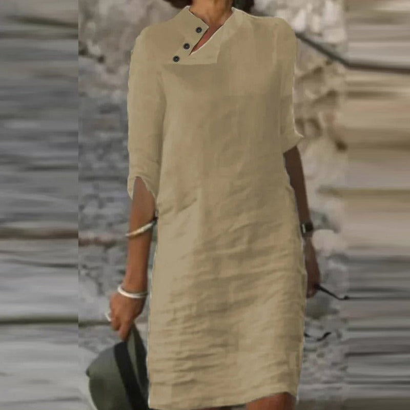 Aurelia | Sommerkleid mit Leichtem Stoff und Blumendruck für Damen
