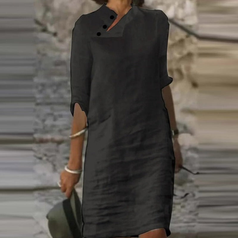 Aurelia | Sommerkleid mit Leichtem Stoff und Blumendruck für Damen