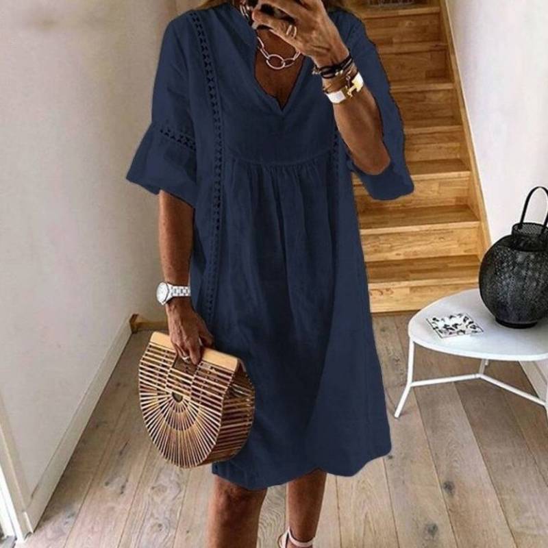 Amara | Bohemian Kleid mit Zarter Spitze und Eleganter Silhouette für Damen