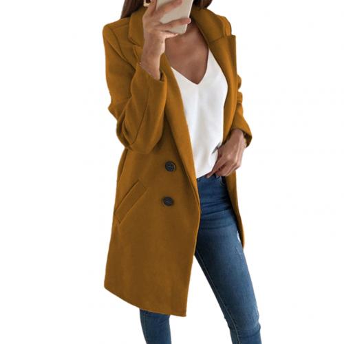 Langer Blazer - Taschen - Knöpfe - Damenblazer - Lange Damenjacken
