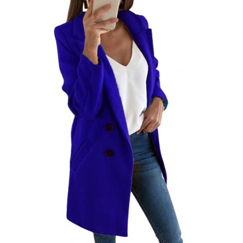 Langer Blazer - Taschen - Knöpfe - Damenblazer - Lange Damenjacken