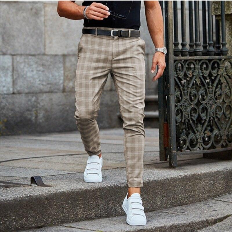 Maximilian | Chino Hose mit Stilvollem Karomuster und Perfekter Passform für Herren