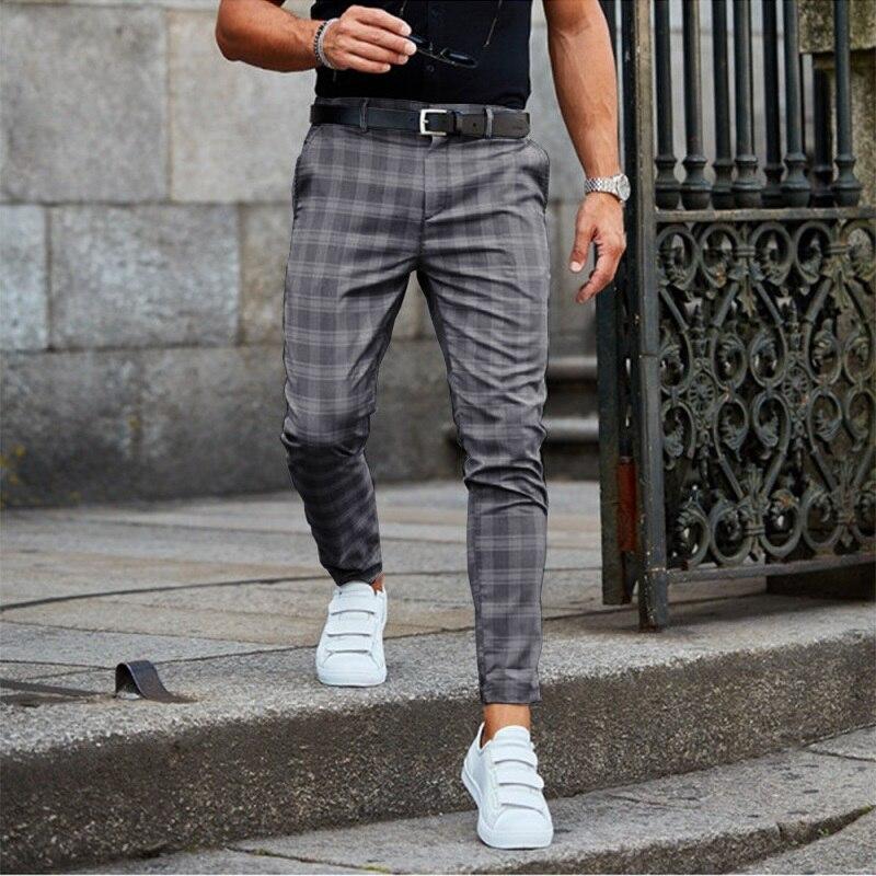 Maximilian | Chino Hose mit Stilvollem Karomuster und Perfekter Passform für Herren