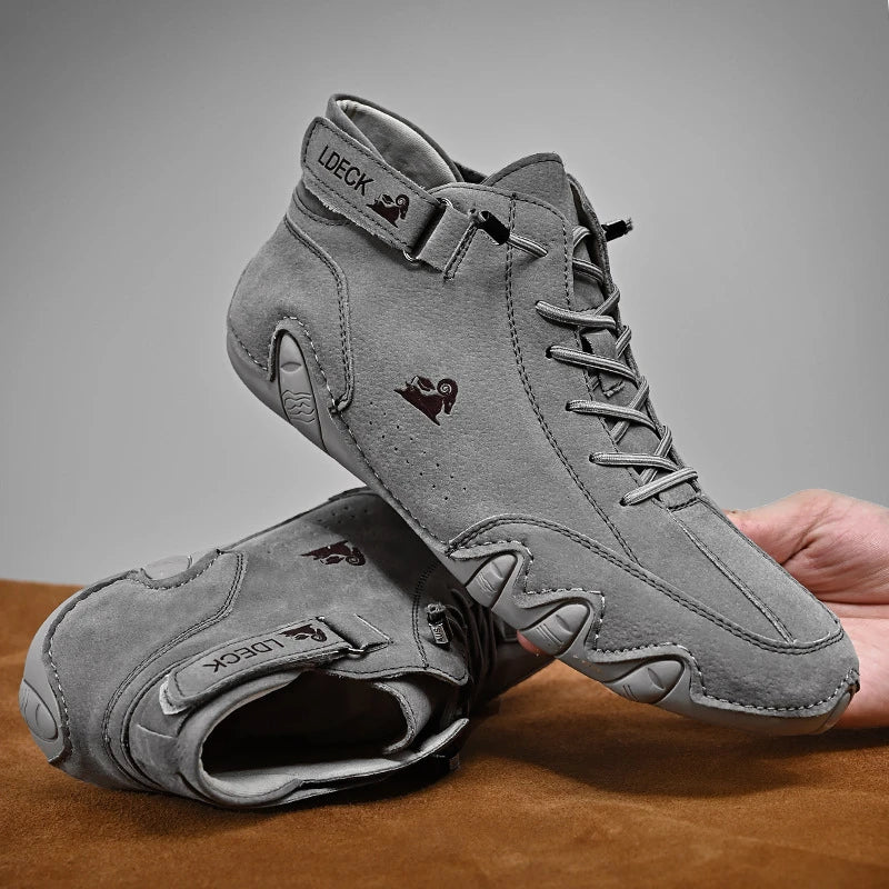 Mathew - Ultra-bequemer, rutschfester Barfußschuh aus echtem Leder (Unisex)